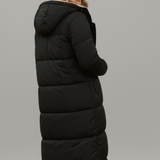 Amelia Laurent | Hooded Longline Puffer Coat For Women