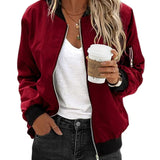 Chiara Bellini | Classic Zip Bomber Jacket For Women