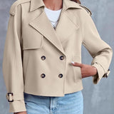 Aurélie Voss | Cropped Trench Coat For Women