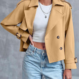 Aurélie Voss | Cropped Trench Coat For Women