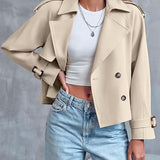 Aurélie Voss | Cropped Trench Coat For Women