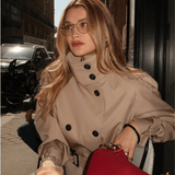 Colette Virelli | Cropped Trench Jacket For Women