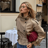 Colette Virelli | Cropped Trench Jacket For Women