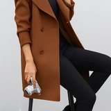 Margaux Delacroix | Longline Double-Breasted Coat For Women