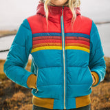 Luca Moretti | Retro Hooded Puffer Jacket For Women