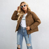 Camille Dubois | Cropped Quilted Puffer Jacket For Women