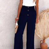 Riana - High-Waisted Relaxed Pants