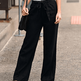 Joleen - Women's Relaxed Pants with Drawstring and Elastic Waist