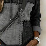 Harper Sinclair | Casual Contrast Hoodie For Women