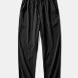 Gerimpelde textuur<tc>rood</tc> V-hals shirt &amp; kreuk textuur<tc>rood</tc> Rechte broek