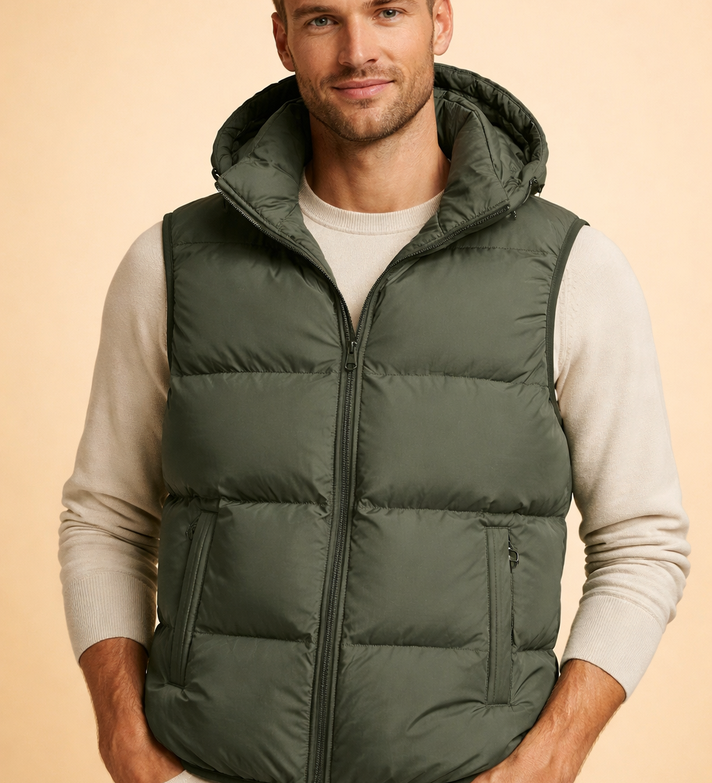 Luca Moretti | Premium Puffer Vest For Men