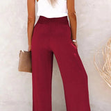 Riana - High-Waisted Relaxed Pants