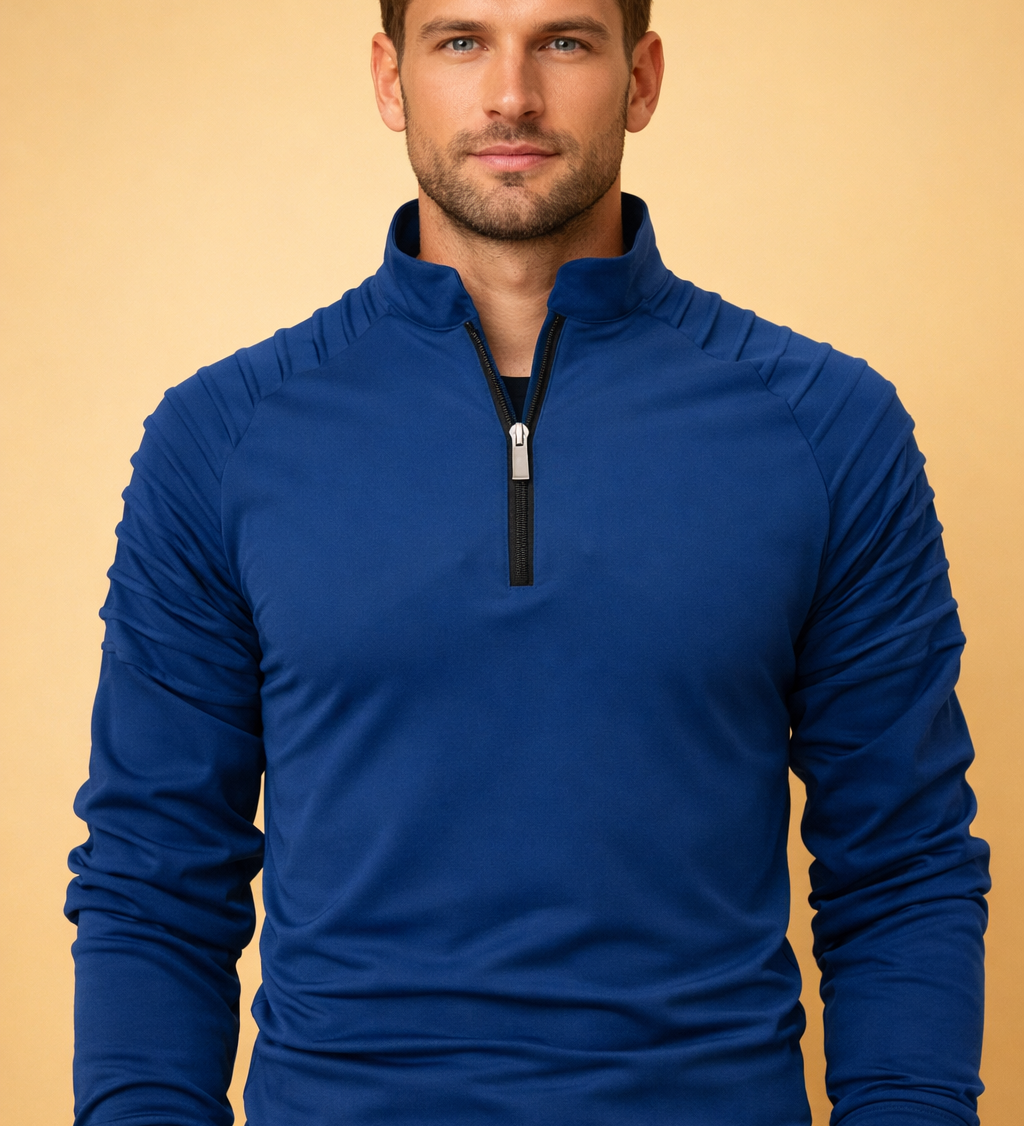 Marco Bellini | Performance Zip Neck Long Sleeve For Men