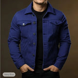 Lorenzo Marchetti | Black Denim Jacket For Men