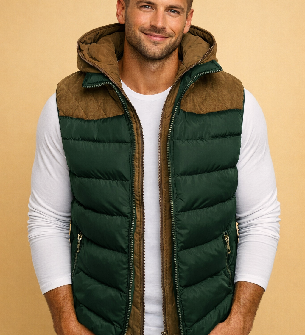 Luca Moretti | Luxury Puffer Vest For Men