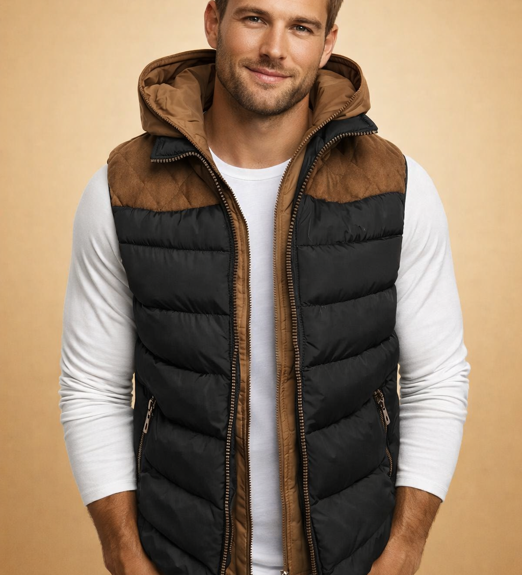 Luca Moretti | Luxury Puffer Vest For Men