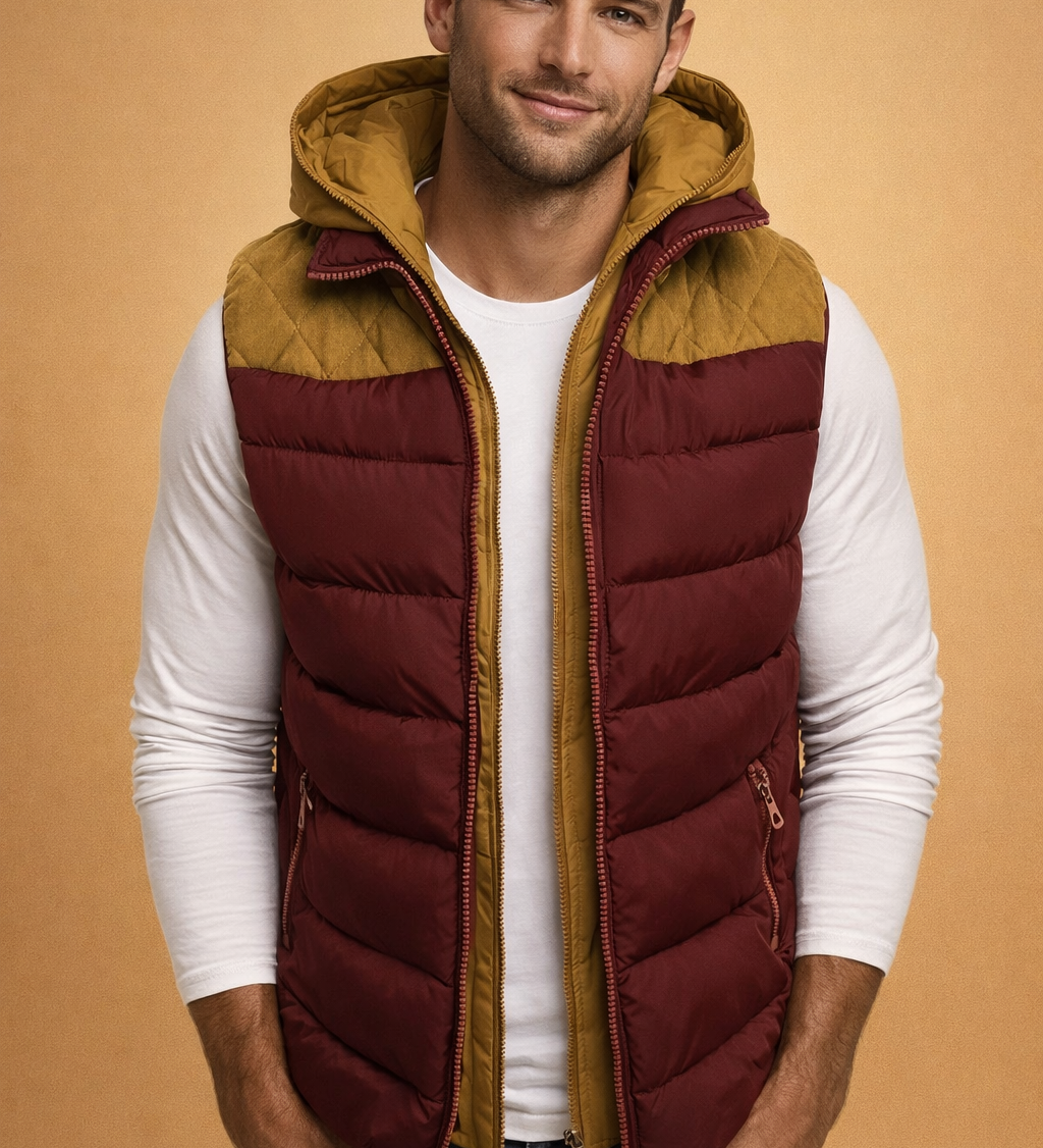Luca Moretti | Luxury Puffer Vest For Men