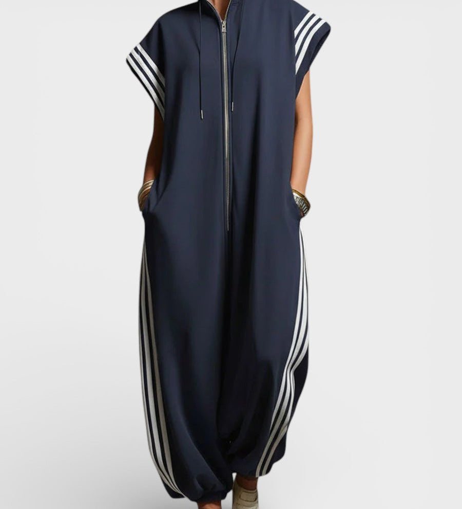 Valeria™ Zip Neck Jumpsuit