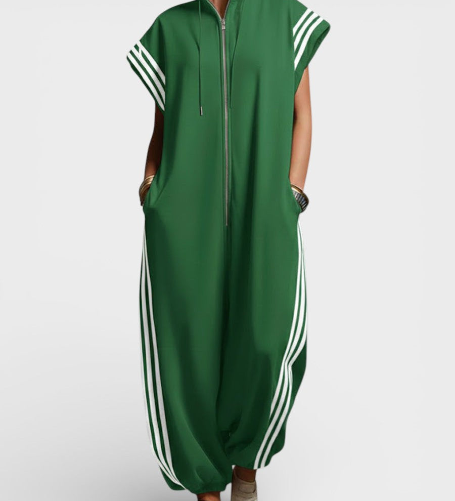 Valeria™ Zip Neck Jumpsuit