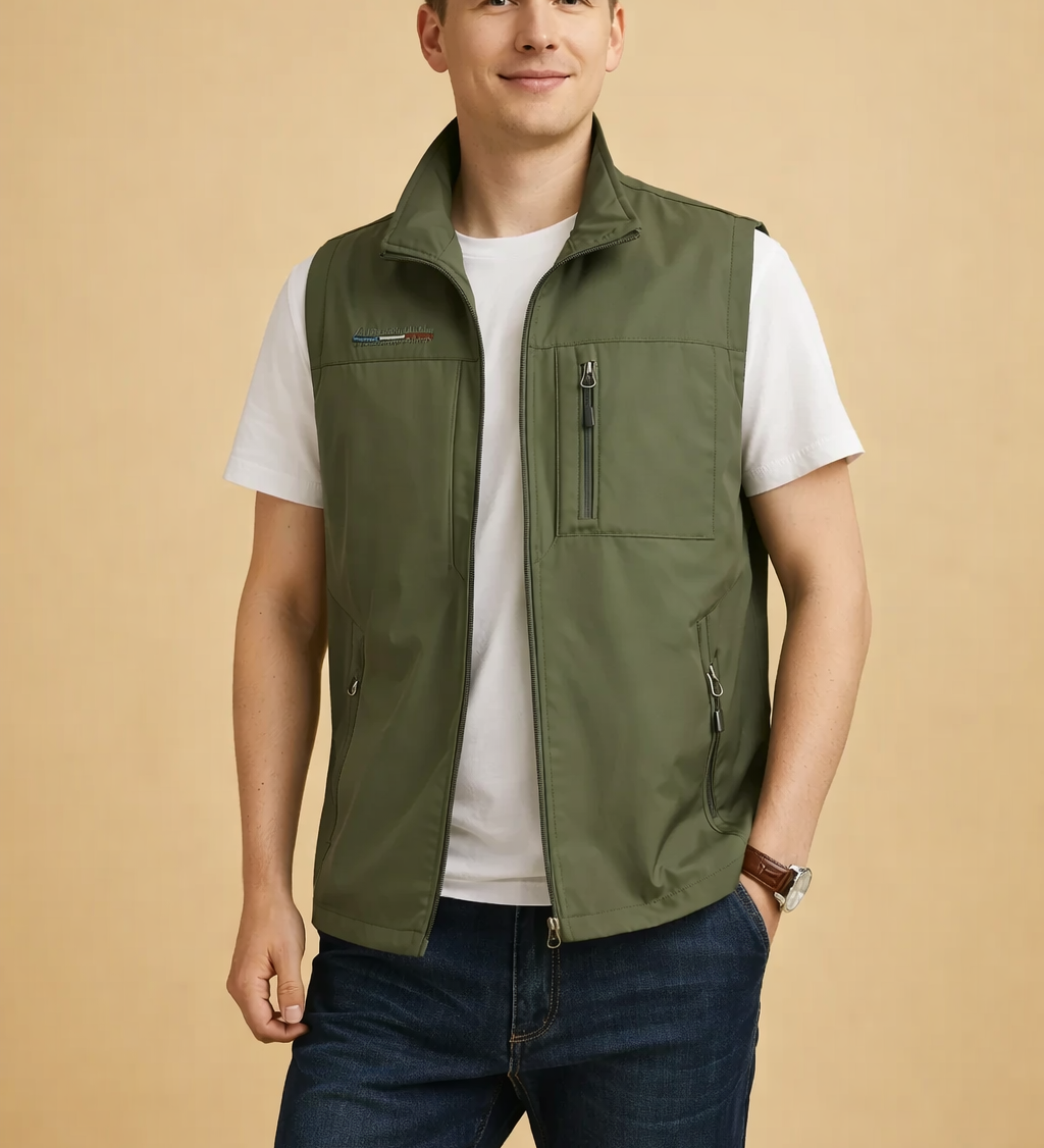 Ethan Dubois | Lightweight Quilted Bodywarmer Vest For Men