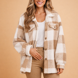 Amélie Laurent | Check Shirt Jacket For Women